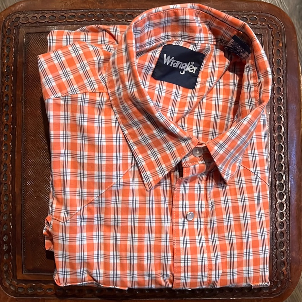 Wrangler Long Sleeve Pearl Snap XL Tall